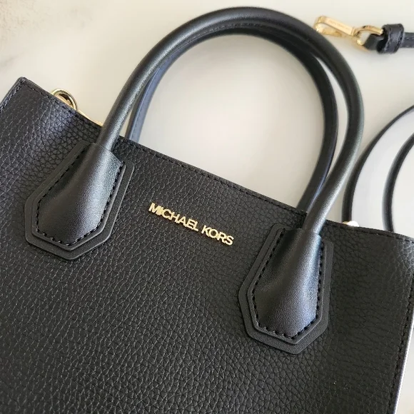 NWOT! Michael Kors Black Women's Convertible Crossbody Bag-NWOT - Picture 3 of 13